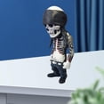 thumbnail image 4 of Figuras coleccionables shamjiam Adornos de resina de Halloween negro, 4 of 8