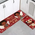 thumbnail image 1 of Dsscvnef Christmas Kitchen Carpet Mat Set Non- Winter Floor Cozy Home Rug for Holiday Season, 1 of 4