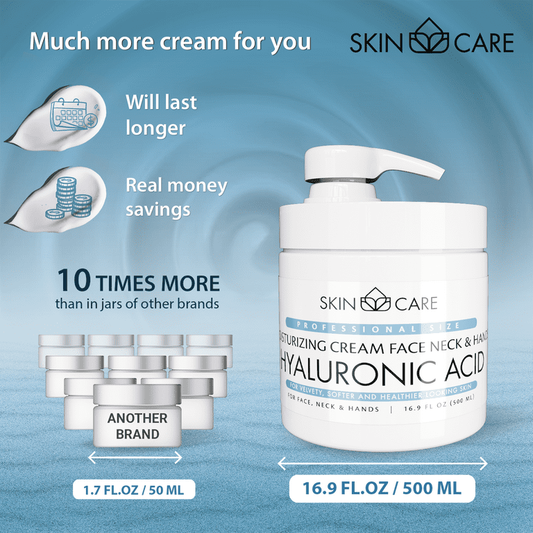 Skin Care Moisturizing Cream with Hyaluronic Acid for Face