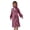 Light Purple, variant on WOYY Big Girls Solid Color Lantern Sleeve Abaya Robe Dress with Hijab, Sizes 9-10