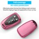 thumbnail image 3 of Sindeda Funda Para Llavero De Chevrolet Con Llavero, Carcasa De Protección Completa De Tpu Suave, Compatible Con Chevrolet 2016-2025 Chevy Malibu Camaro Cruze Traverse Sonic Volt Bolt Equinox-Rosa, 3 of 5