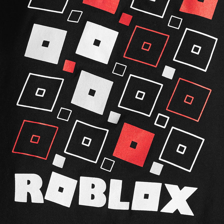 Roblox Roblox Black Logo Short Sleeve T Shirt Little Boys Big Boys Walmart Com Walmart Com - sleepy is inactive probs for a while roblox amino