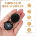 thumbnail image 4 of Uxcell 16 Pcs Cubierta de Resina Fenólica, Tapas de Tornillo de Sellado de Polímero de 28 mm, Tapas de Repuesto de Plástico para Botellas de Químicos, Alimentos y Cosméticos, Negros, 4 of 7