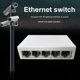 thumbnail image 5 of [Estándar Europeo Gigabit] Conmutador Gigabit 100 Mbps Concentrador Dividido Ethernet 5 Puertos Minicaja Acero Moldeado (1000 Mbps UE), 5 of 9