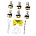 thumbnail image 2 of HILABEE 6x Fuel Gas Tank Vent Caps Enhances Flow Pour Out Vent Plug 5 Gallon Gas Can, 2 of 9