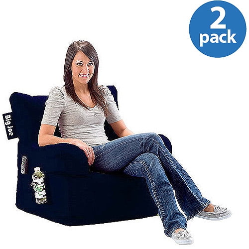 2Pack Big Joe Bean Bag Chair Bundle (Mix and Match Colors) Walmart