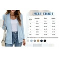 thumbnail image 2 of Langwyqu Open Front Women Solid Color Casual Knit Cardigan With Pocket, 2 of 2