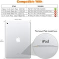 thumbnail image 2 of Case For New Ipad 10.2 Pu Leather Case With Translucent Back Cover Auto Sleep / Wake Function For Ipad 7th Gen 10.2 "2019 Tablet, 2 of 7