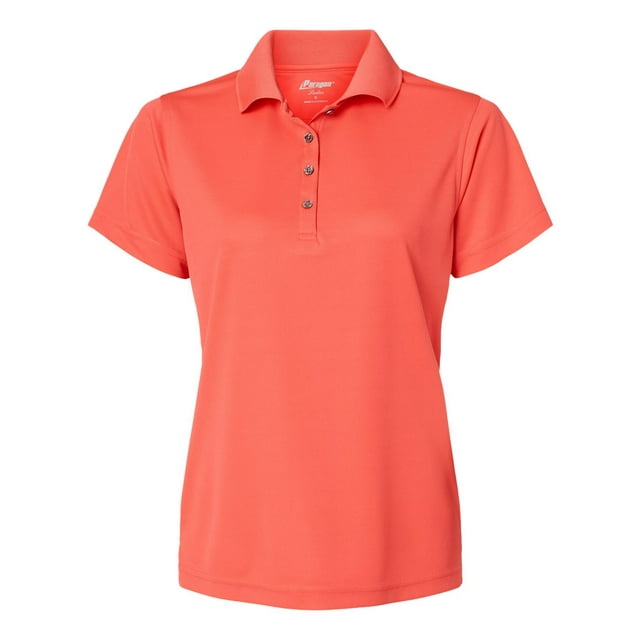 Paragon Polo en Maille Mini de Performance Saratoga pour Femmes, G, Melon