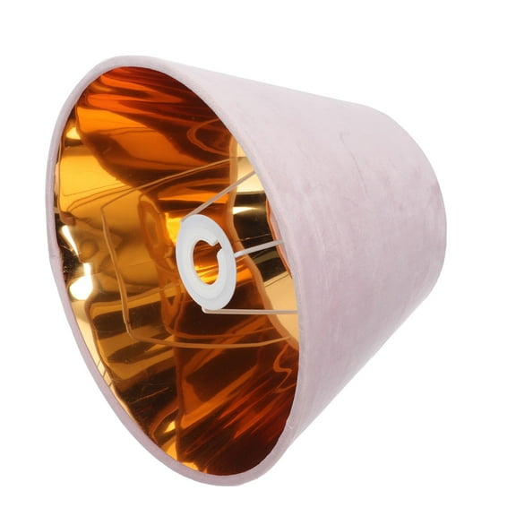 ULTNICE Lampshade for Table Lamp Gold Lining Pink 1Set 9.8x7.1in