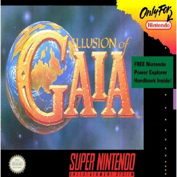 Restored Illusion of Gaia (Super Nintendo, 1994) SNES RPG Game (Refurbished)