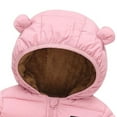thumbnail image 4 of LIaqionyy Kids Winter Down Coats Boys Girls Lightweight Puffer Padded Jacket Hooded Outerwear Zipper up Down Coat, 4 of 5