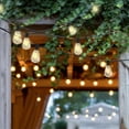 thumbnail image 4 of PHOPOLLO ST38 Outside String Lights, 50FT,12+1 Edison Bulbs Shatterproof,2700K Warm Lighting for Garden Camping Patio Porch Backyard Deck Balcony, 4 of 7