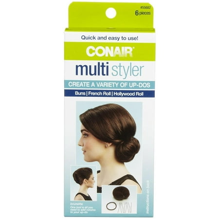 - Multi Styler Brunette, Quick & Easy To Use,Create A Variety Of Up-Dos,Buns, French Roll, Hollywood Roll By Conair Ship from US