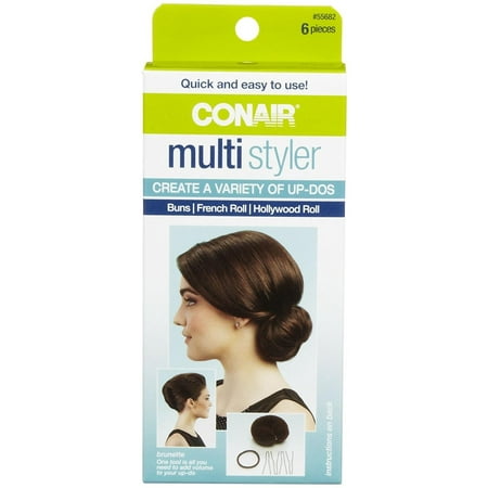 Multi Styler Brunette, Quick & Easy To Use,Create A Variety Of Up-Dos,Buns, French Roll, Hollywood Roll By Conair Ship from (Best Used Refrigerator Brand)