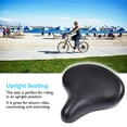 Lumintrail Oversize Comfort Bike Seat Universal Fit Wide Saddle for