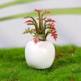 thumbnail image 3 of 8 PCS plantas en macetas artificiales Mini Faux Plantas succulentas Suculentas Realistas Plantas, 3 of 6