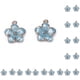 thumbnail image 5 of Sonducket 10 Uds pendientes colgante aleación aceite goteo proceso accesorios fabricación de joyas suministros hechos a mano para manualidades Type2 NO2, 5 of 6