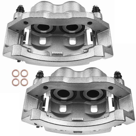 2x Brake Caliper Assembly For 2001-2002 Ram 3500 2002 Ram 4000 Rear Left & Right
