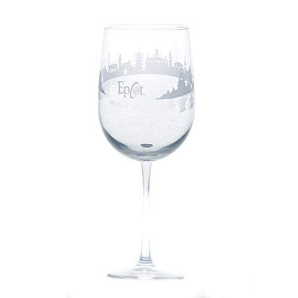 Disney Epcot World Showcase White Wine Glass