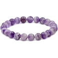 thumbnail image 1 of Pulsera elástica con cuentas redondas de piedras preciosas naturales, Reiki curativo, 12mm, 1 of 3