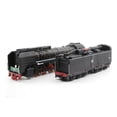 thumbnail image 6 of Biplut 2Pcs 1/87 Retro Steam Train Locomotive Carriage Pull Back Music LED Kids Toy, 6 of 13