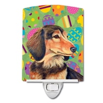 Dachshund Easter Eggtravaganza Ceramic Night Light