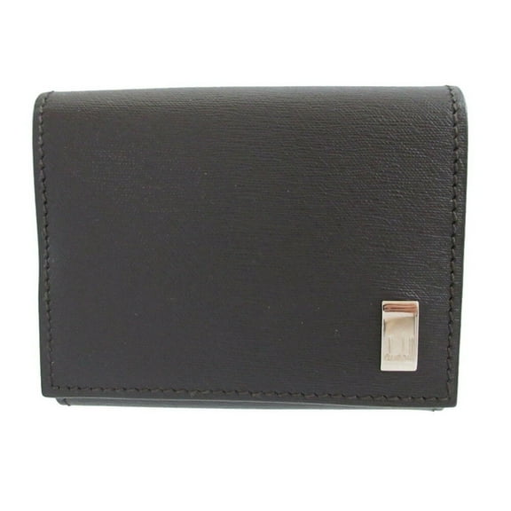 Pre-Owned Dunhill Men's Leather Brown Coin Case Wallet 0919dunhill (Good)