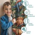 thumbnail image 3 of Blackout Kids Curtains,Cute Dinosaur Pattern Childrens Insulated Curtains Set Of 2,Bedroom Essentials,Toddler Room Decor 52x63in(132x160cm), 3 of 4