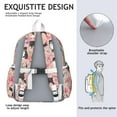 thumbnail image 5 of Bernese Mountain Dogs with Flowers Backpack for School,Cute School Bag,Schoolbag with Adjustable Shoulder Straps & Padded Back,13.4"x11"x4.7", 5 of 6