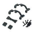 thumbnail image 1 of Esquirla Tie Rod Mount Axle Up Servo Bracket Set for WPL C14 C24 RC Car Vehicle Black, 1 of 8