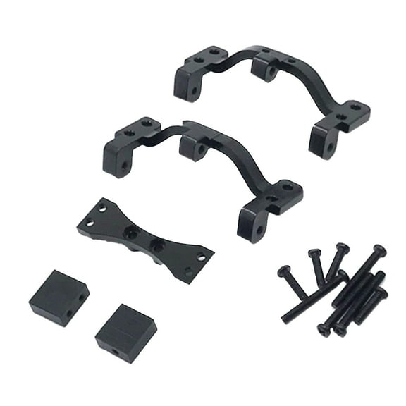 Tie Rod Mount Axle Up Servo Bracket for WPL C14 RC Car Crawler Truck Black
