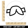 thumbnail image 2 of Fortune Cookie Doodle Self-Inking Rubber Stamp Ink Stamper - Red Ink - Large 1-1/2 Inch, 2 of 7