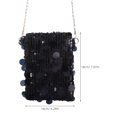 thumbnail image 2 of unbranded De Lentejuelas Negro Con Para Mujer Con Estilo Para Fiesta Y Uso Diario, 2 of 8