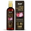 WOW Skin Science Onion Black Seed Hair Oil - WITH COMB APPLICATOR - Controls Hair Fall - NO Mineral Oil, Silicones, Cooking Oil & Synthetic Fragrance - 200 ml