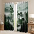 thumbnail image 2 of Feelyou Wildlife Duck Curtains Pack of 2 (42x84 Each), Nature Scenery Curtains Blackout, 2 of 6