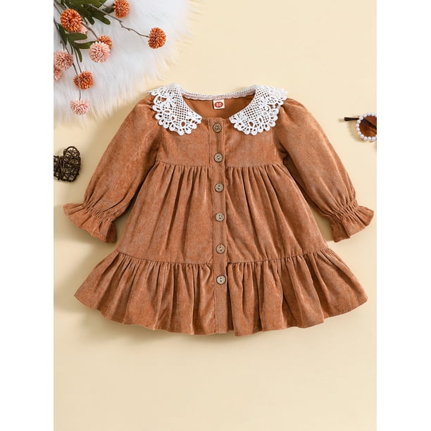 Corduroy dress for girls top