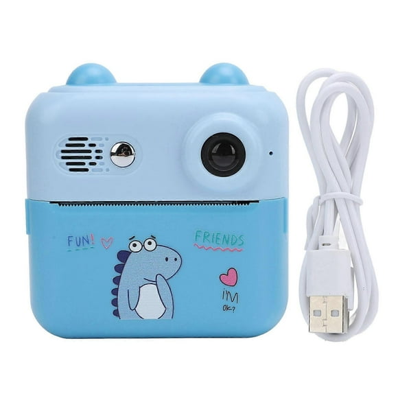 48MP 1080p Instant Camera, 16x Digital Zoom, 2.4 inch HD IPS Screen, 1000mAh, Instant Printing, Ideal for Travel