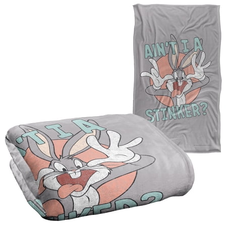 Looney Tunes Blanket 36 x58 Aint I A Stinker Silky Touch Super Soft Throw