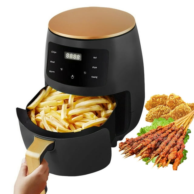 Zootealy Air Friteuse à Chaud Domestique Multifonction Intelligente avec Écran Tactile 6 L Grande Capacité 1200 W Haute Puissance Four Électrique Programmable