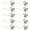 10, variant on 1 Pack Passage Lever Door Handles Satin Nickel Door Levers for Closet Door Lock Keyless Interior Door Handle with Lock Wave Lever