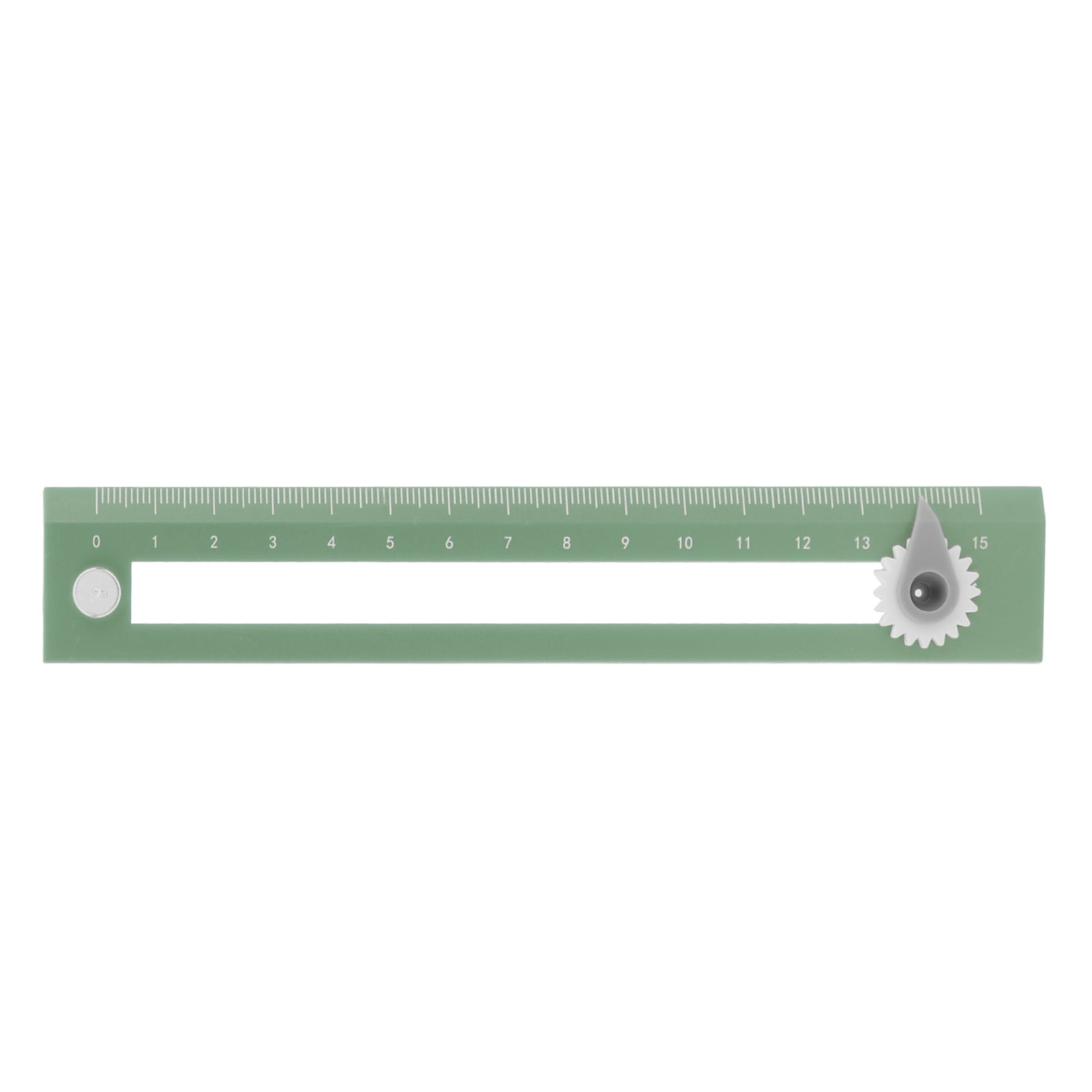 Compass Ruler, Measure Ruler Learning Tool For Student Green