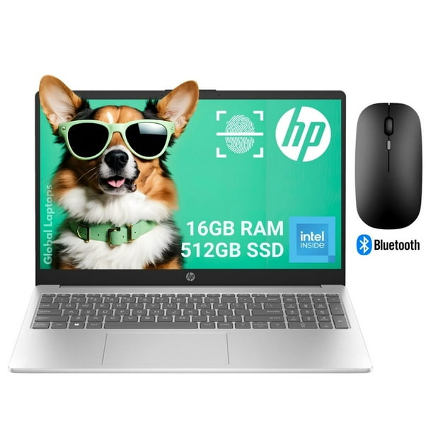 Laptop HP Intel N200 16GB RAM 512GB SSD 15,6 Blue + Regalo