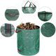 thumbnail image 2 of Paquete de 1 bolsa de jardín de 72 galones, bolsas de jardinería resistentes reutilizables, bolsa de residuos de hojas de jardín de piscina de césped, 2 of 5