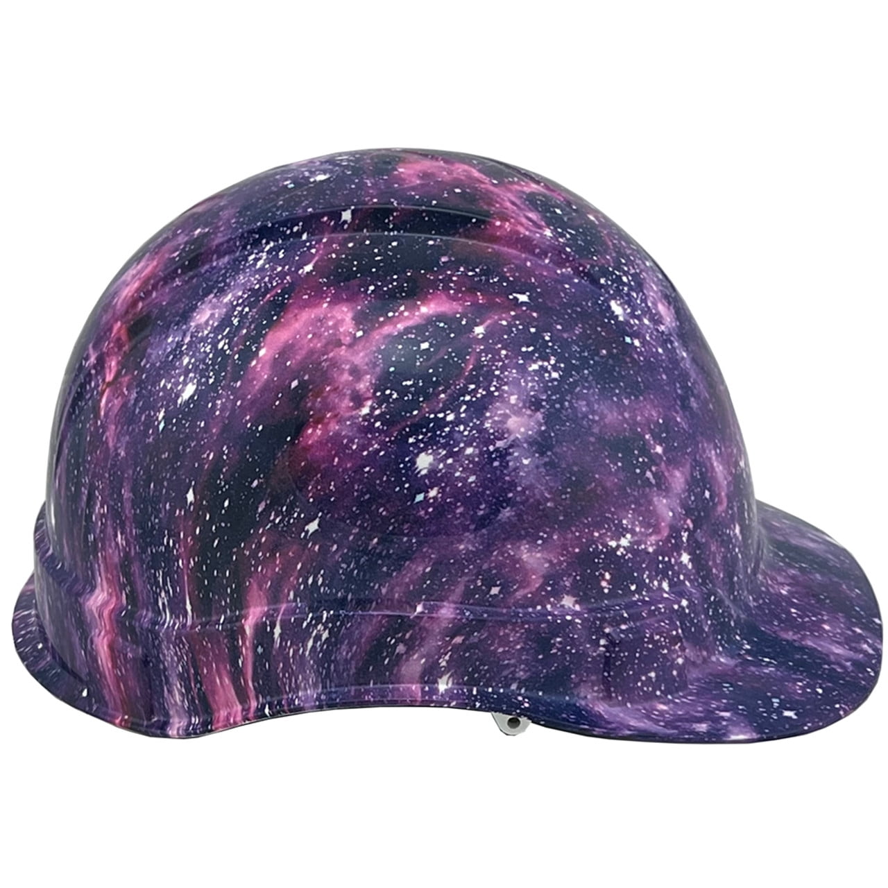 Galaxy Design Hydro Dipped Hard Hats Cap Style Design with 4 Pt Suspension