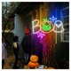 thumbnail image 1 of Letrero De Neón De Calabaza Boo, Ideal Para Bar, Festival, Fiesta, Decoración De Pared Del Hogar, Con Atenuación De 45cmx62cm, 1 of 2