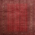 thumbnail image 1 of Ahgly Company Machine Washable Indoor Square Traditional Sienna Brown Area Rugs, 4' Square, 1 of 7