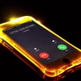 thumbnail image 4 of ziyahi Étui Arrière pour iPhone 7 8 Plus X Étui Anti-Choc Souple TPU LED Flash Lumière Rappel Appel Entrant, 4 of 6