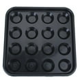 thumbnail image 1 of Soporte de caja de bandeja de plástico negro con capacidad para 16 de billar de de billar, 1 of 7