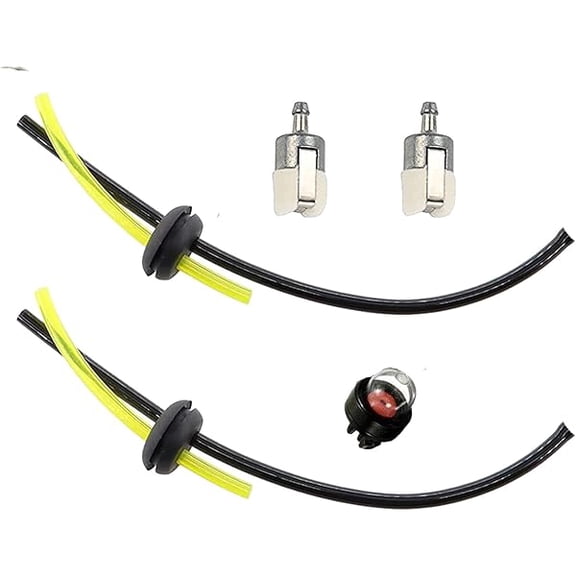 Blower Carburetor Repair Kit with Fuel Lines and Tank Grommet compatible with Hitachi RB24EA RB24EA(S) RB24EAP 23.9cc Blowers